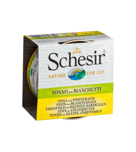SCHESIR GATO ATUM COM SARDINHA EM CALDO DE PEIXE 70GR